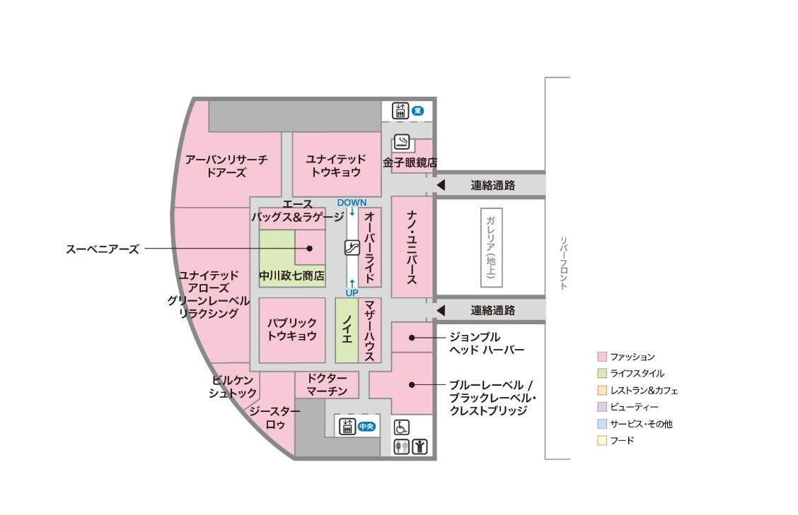 3階のフロアマップ
