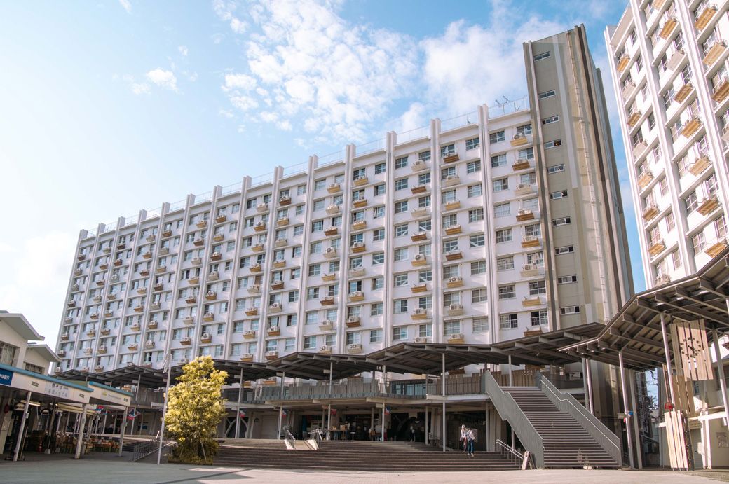 洋光台中央団地の広場