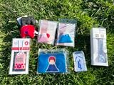 富士山のグッズは富士山ショップで買ったそうだ（筆者撮影）