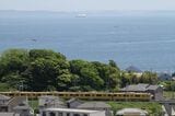 海をバックに走る「KEIKYU YELLOW HAPPY TRAIN」（撮影：南正時）