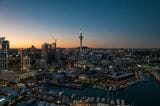  首都オークランドの夜景（写真：NZ観光庁）