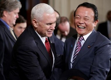 Finance minister Aso: Japan-U.S. dialogue to address economic policies, trade and investment