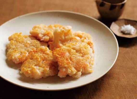 たたきれんこんの寄せ焼き