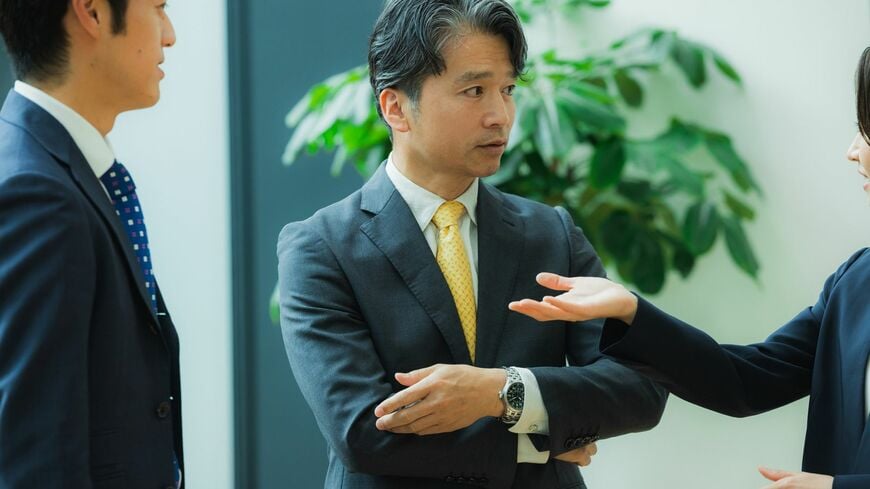 会話がかみ合っていない上司