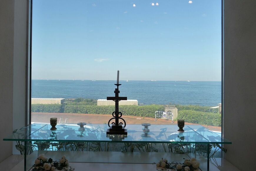 チャペルからの東京湾