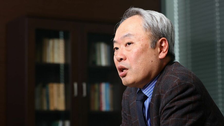 「すべての職業がプロ化する時代」と語った冨山氏。写真は2018年（撮影：尾形文繁る）