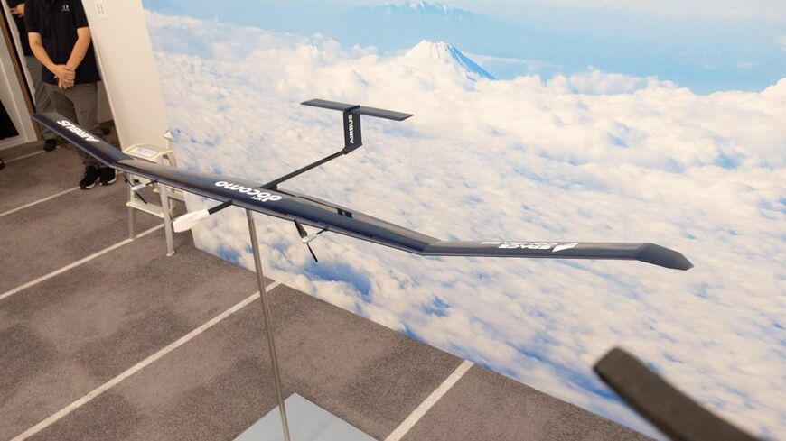 NTTドコモはエアバス系のAALTO社のHAPS導入を目指している（NTTの宇宙事業説明会にて筆者撮影）