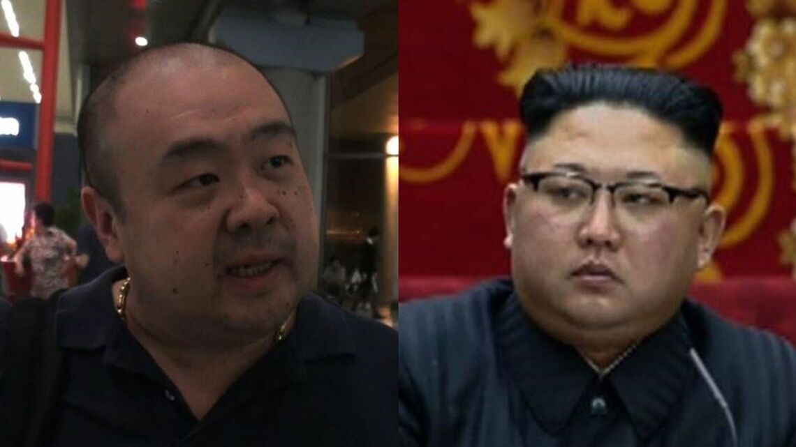 金正男氏（左）は北朝鮮の最高指導者、金正恩労働党委員長と兄弟関係にあった
