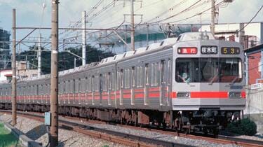 東急線、懐かしい「ギラギラのステンレス車」時代 緑の旧型車が活躍 東急線、懐かしい「ギラギラのステンレス車」時代 緑の旧型車が活躍