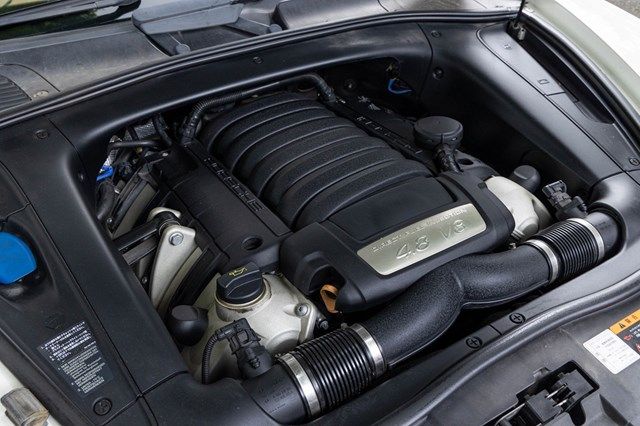 筆者が乗っている957型カイエンS（筆者撮影）