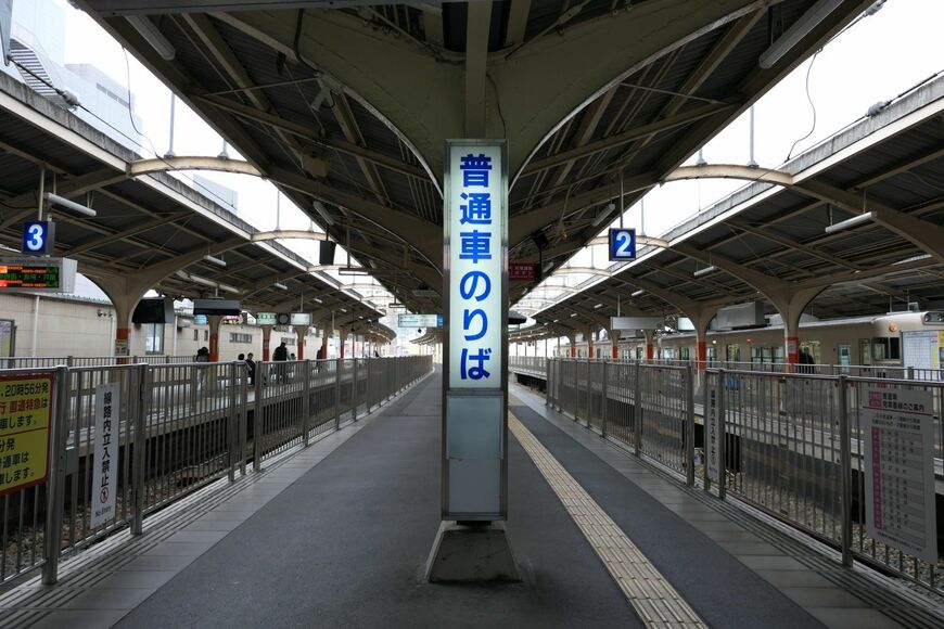 山陽姫路駅のホーム