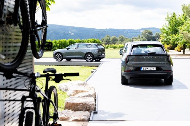 ボルボの新型EV「EX60」国際試乗会の様子（写真：VOLVO）