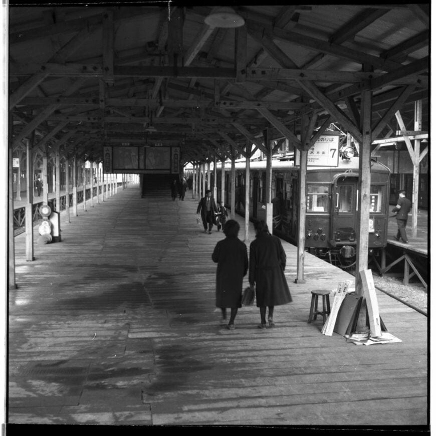 1958年当時の東武東上線池袋駅