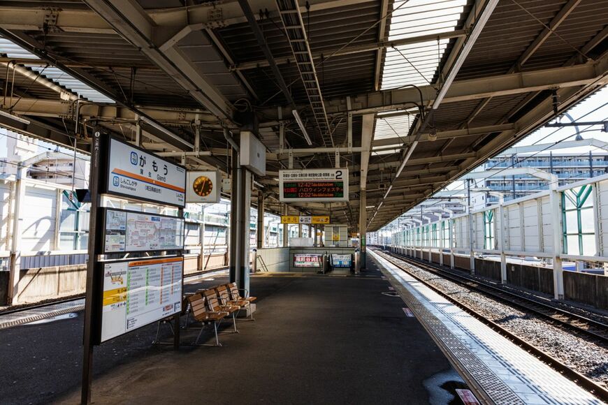 蒲生駅ホーム
