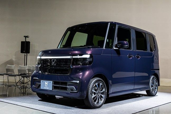 新型N-BOX/N-BOXカスタムのディテール（東洋経済オンライン編集部撮影）