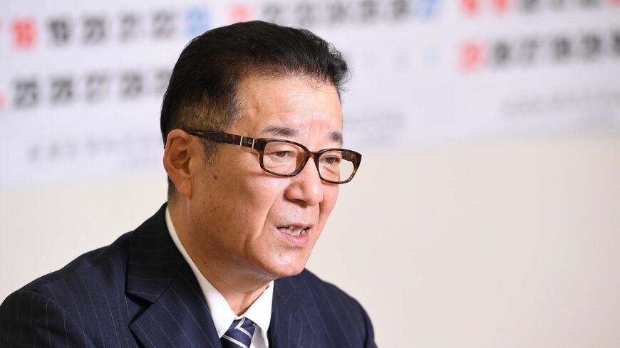日本維新の会代表・大阪市長の松井一郎氏（撮影：ヒラオカスタジオ）この記事の画像を見る(◯枚)