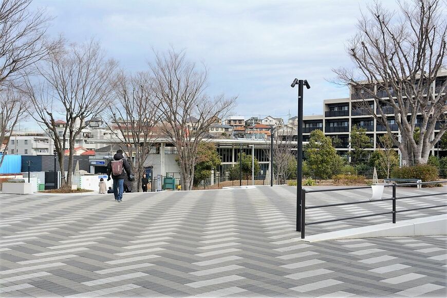 相鉄いずみ野線の南万騎が原駅の周辺（筆者撮影）