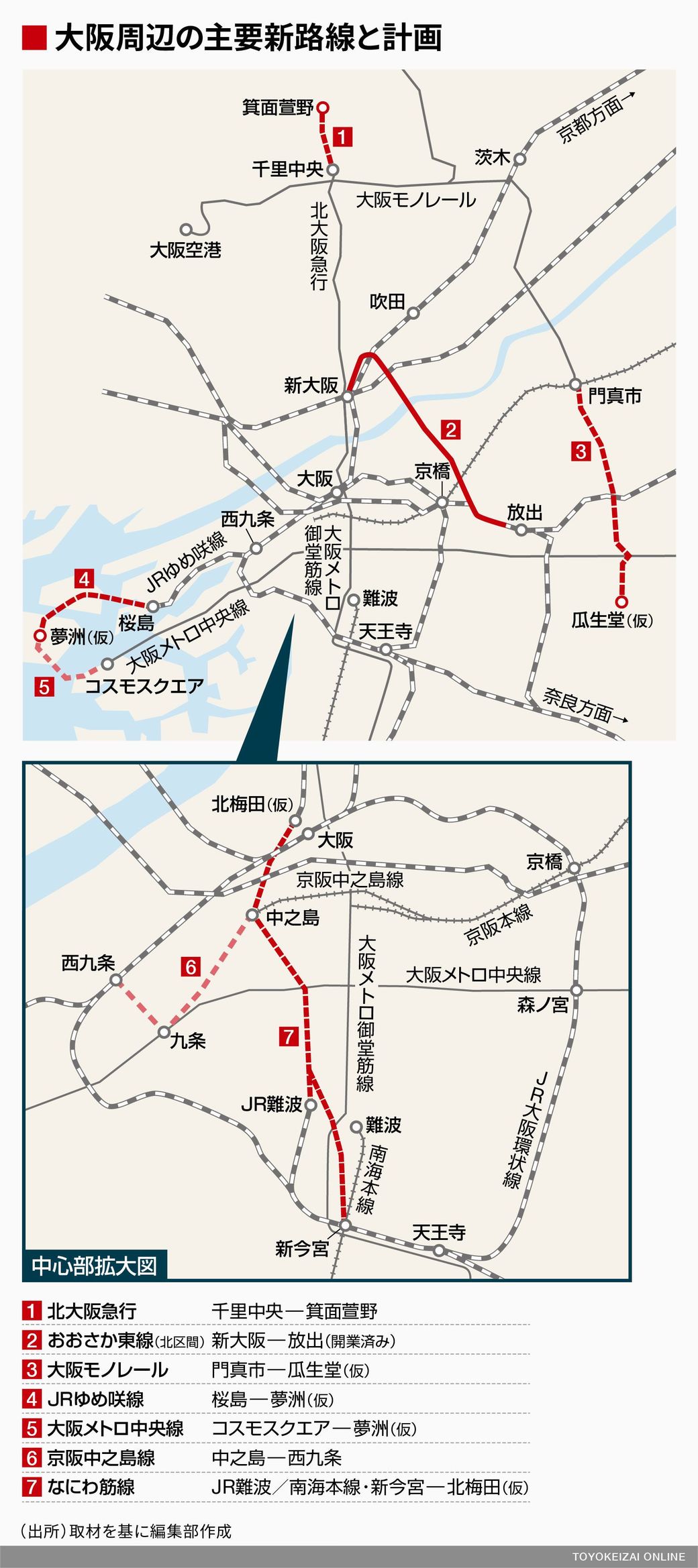 大阪で次々生まれる 新路線 は何をもたらすか 通勤電車 東洋経済オンライン 社会をよくする経済ニュース