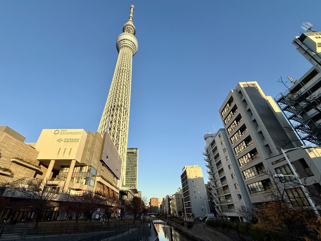東京スカイツリー、東京ソラマチ、北十間川