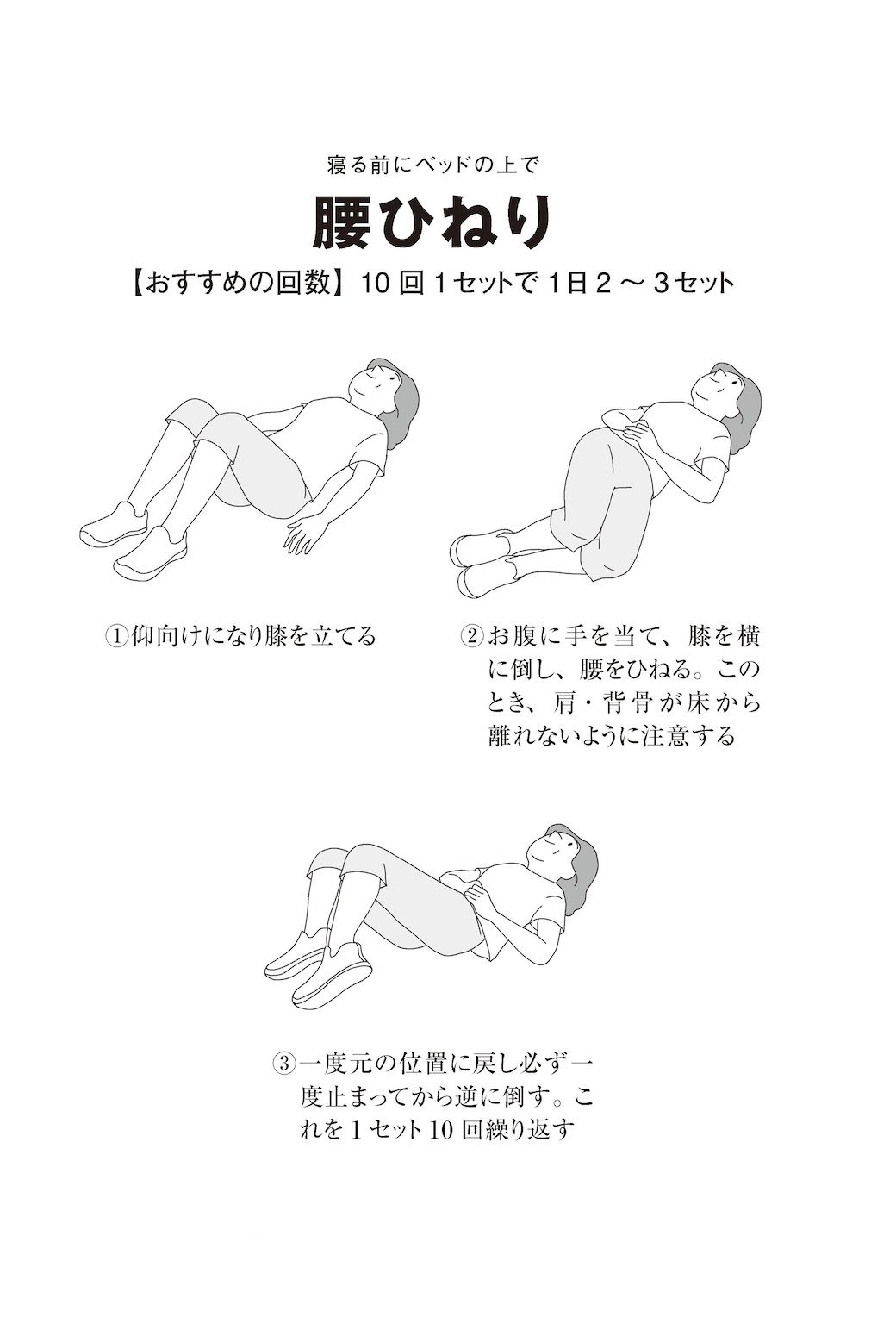 「腰ひねり」トレーニング法