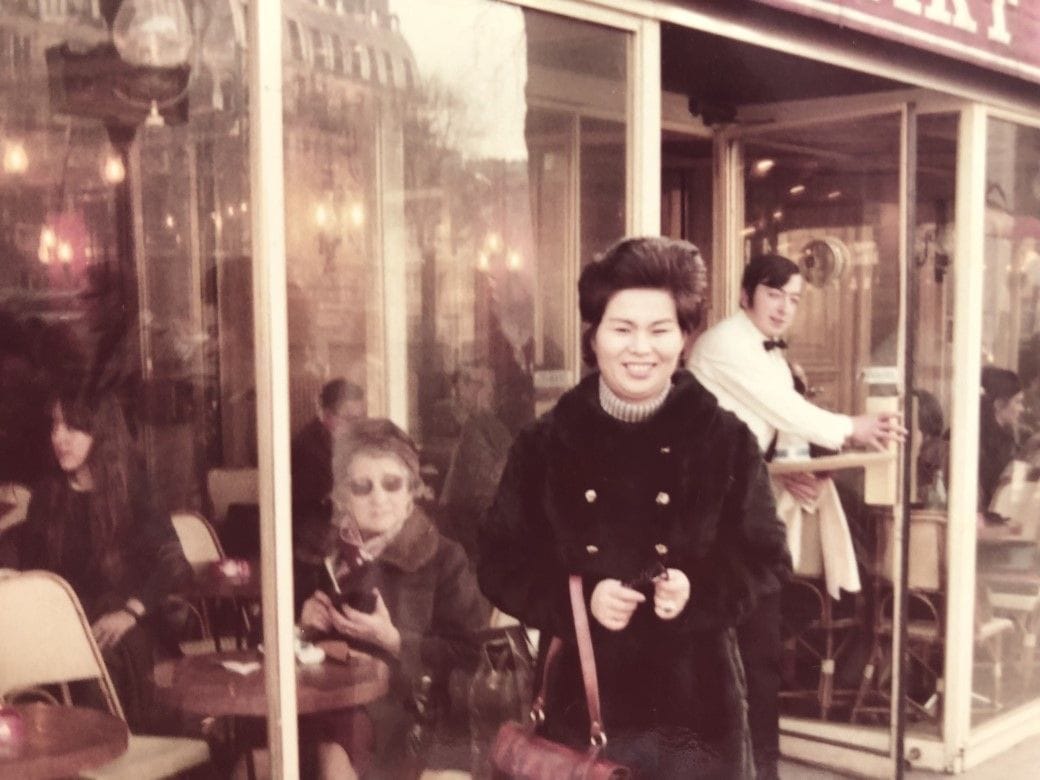 パリ時代の母