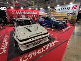 1980年代を彷彿させる、「AE86 レビン／トレノ」のチューニングモデル。フィギュア的発想で手にする人も少なくない（筆者撮影）