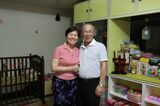 台北市内でベビーシッターをしている陳雪燕さん（左）と陳達人さん（右）ご夫婦（写真：筆者撮影）