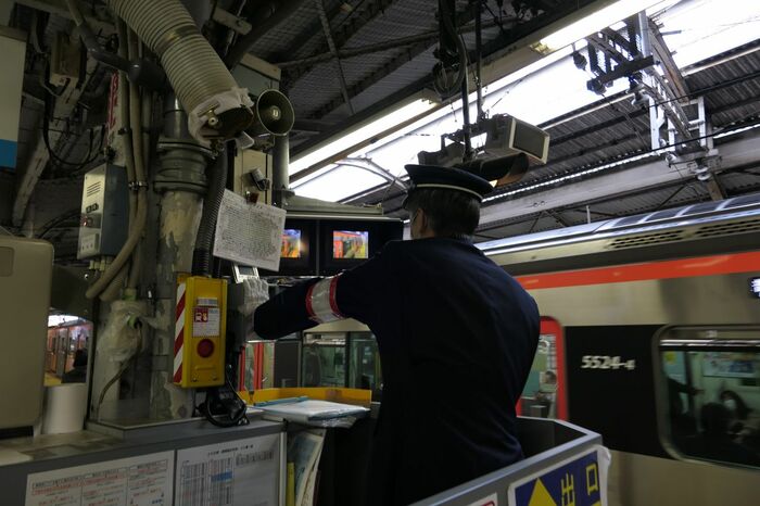 京急品川駅のお立ち台