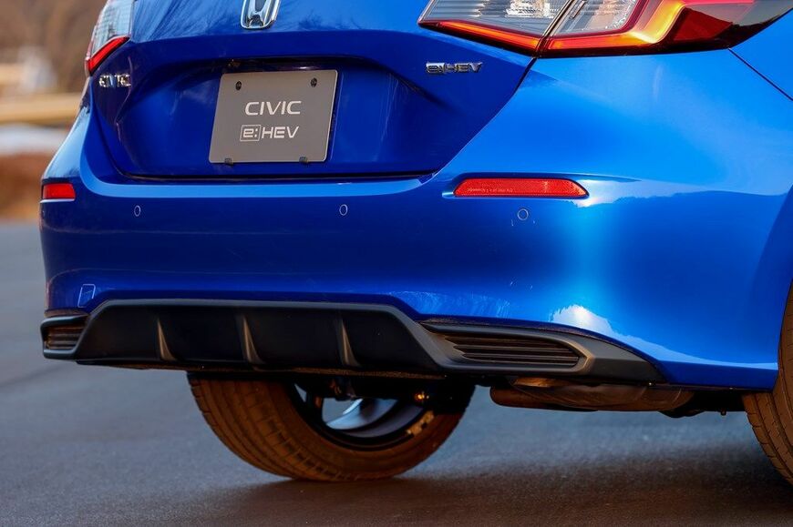 2022年4月14日に発表されたシビックe:HEV（写真：本田技研工業）