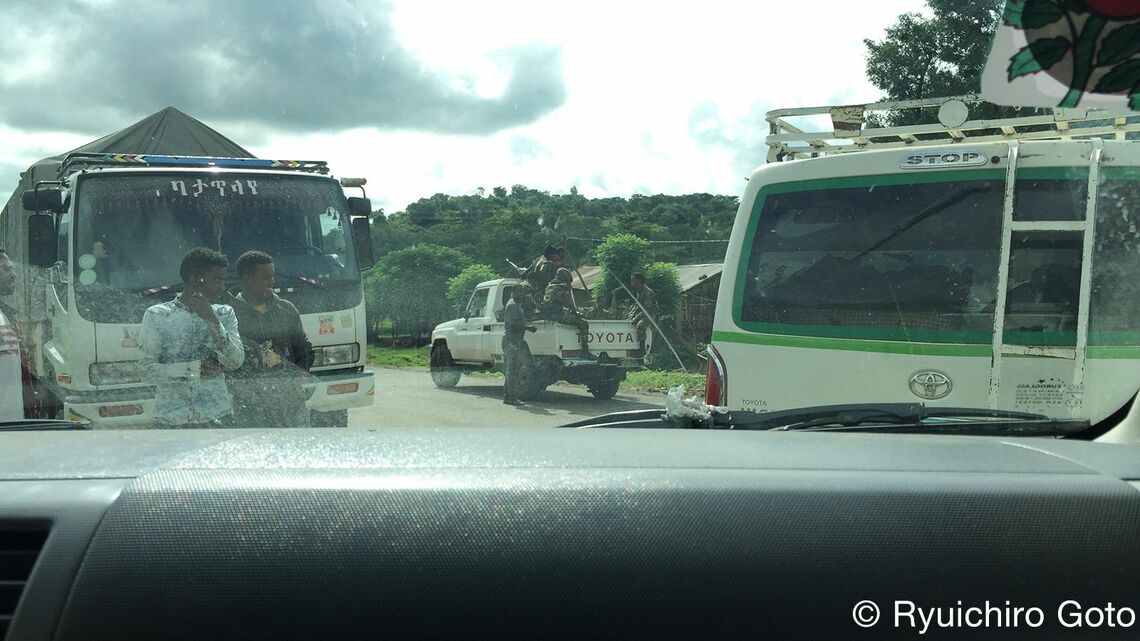 エチオピア陸軍施設（写真：著者提供）