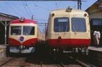 長野電鉄に渡った元東急5000系。湯田中駅で
