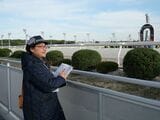 取材に応じてくれた、“馬のお尻フェチ”の競馬記者・志賀浩子さん（筆者撮影）