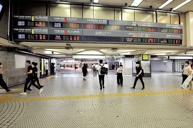 新宿駅 工事