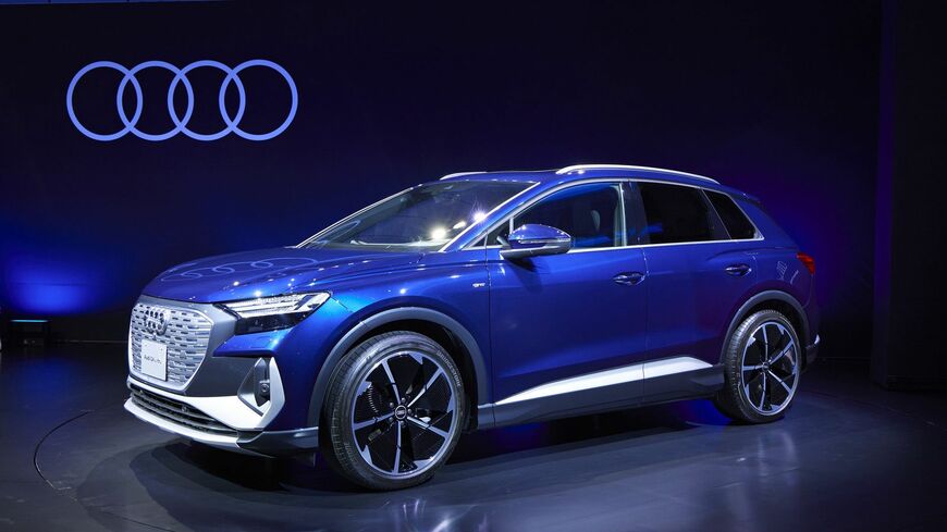 1月17日に発表された新型バッテリーEV「Q4 e-tron」（写真：アウディ ジャパン）