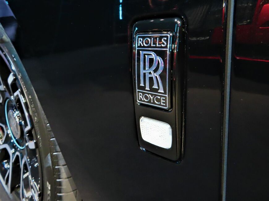 「ブラック・バッジ・ゴースト」の塗装面（筆者撮影）