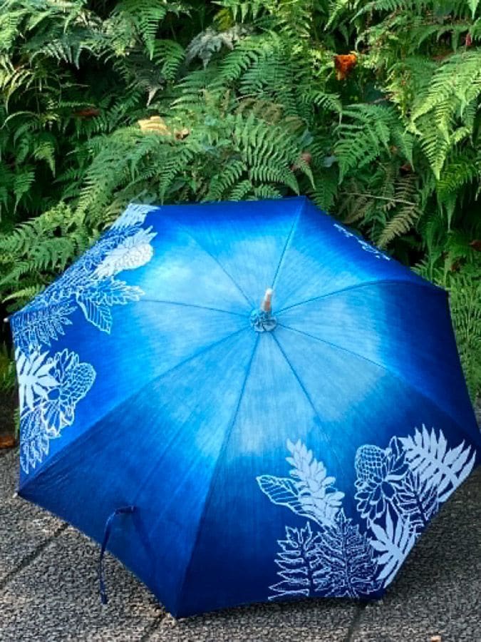 藍染の傘