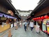 千客万来の様子（筆者撮影）