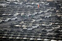 トヨタ､天津工場停止を26日まで延長 爆発で約4700台が被害　