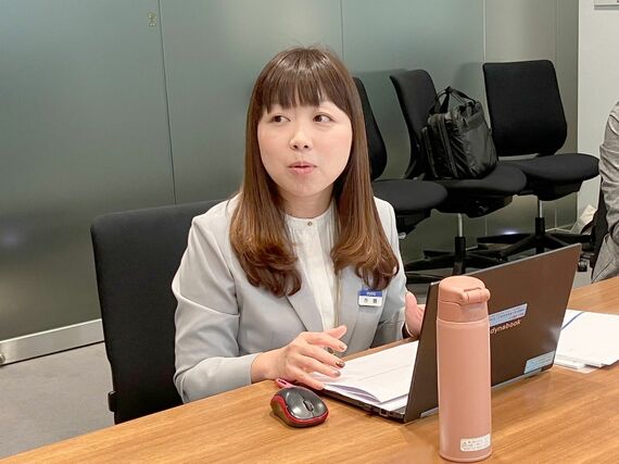 販売統括本部の西鶴文江氏(写真:筆者撮影)