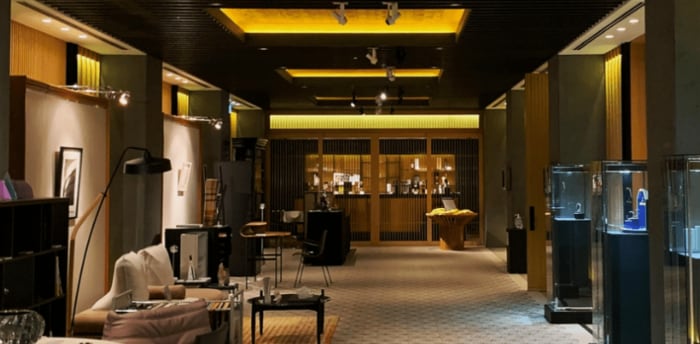 ラグジュアリーホテルでのお買い物