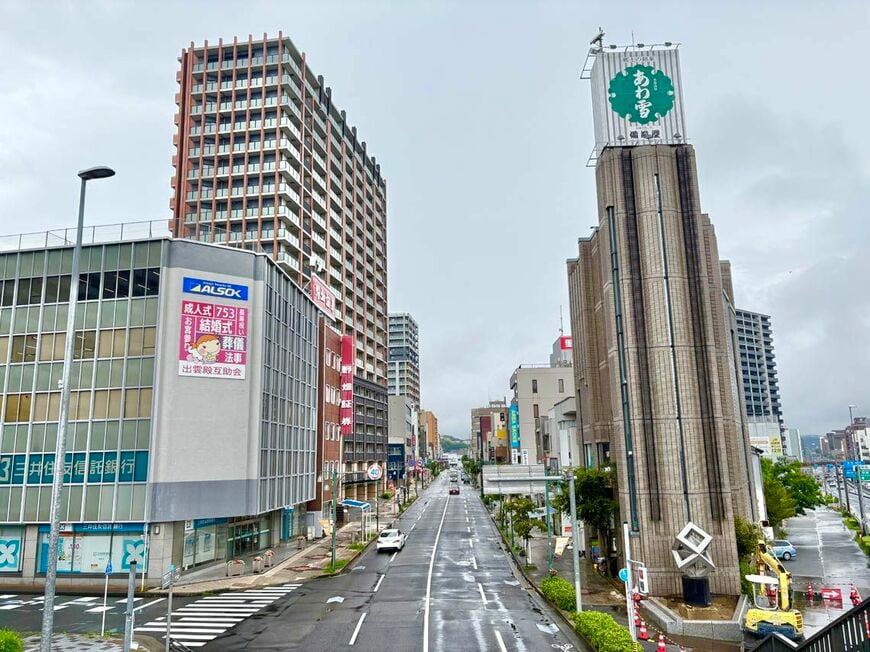 康生地区。大型店がひしめいていた頃の賑わいはない（写真：筆者撮影）