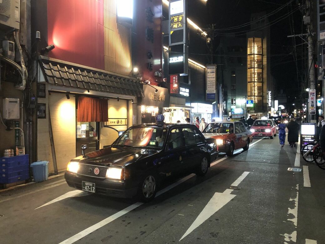 中州のタクシー