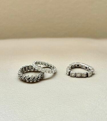 希少 大きいサイズ 18号 ティファニー インフィニティ エタニティリング 指輪 希少 大きいサイズ 18号 ティファニー インフィニティ