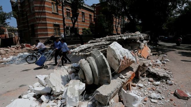メキシコ地震､市民が見た心底恐ろしい光景