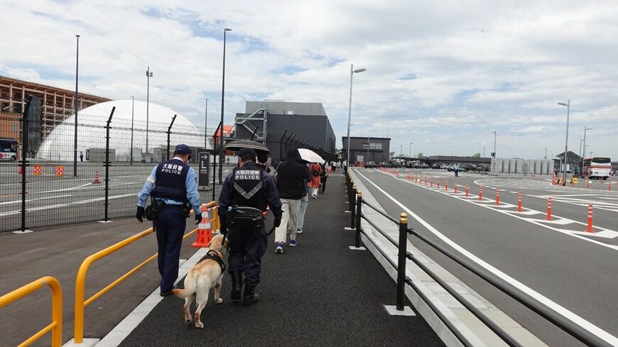 徒歩ルートでもっとも道路幅が狭い部分