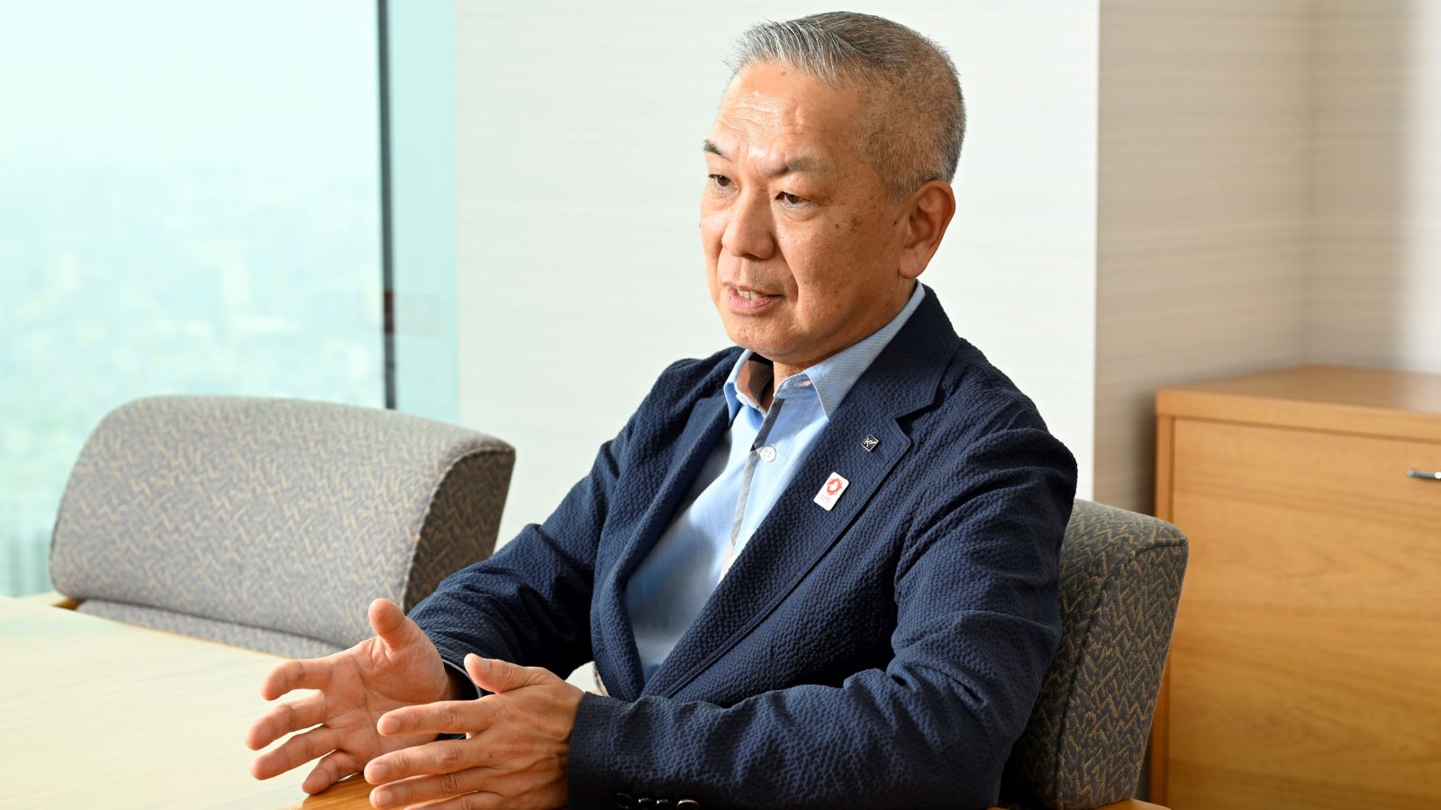 近鉄百貨店の梶間隆弘社長