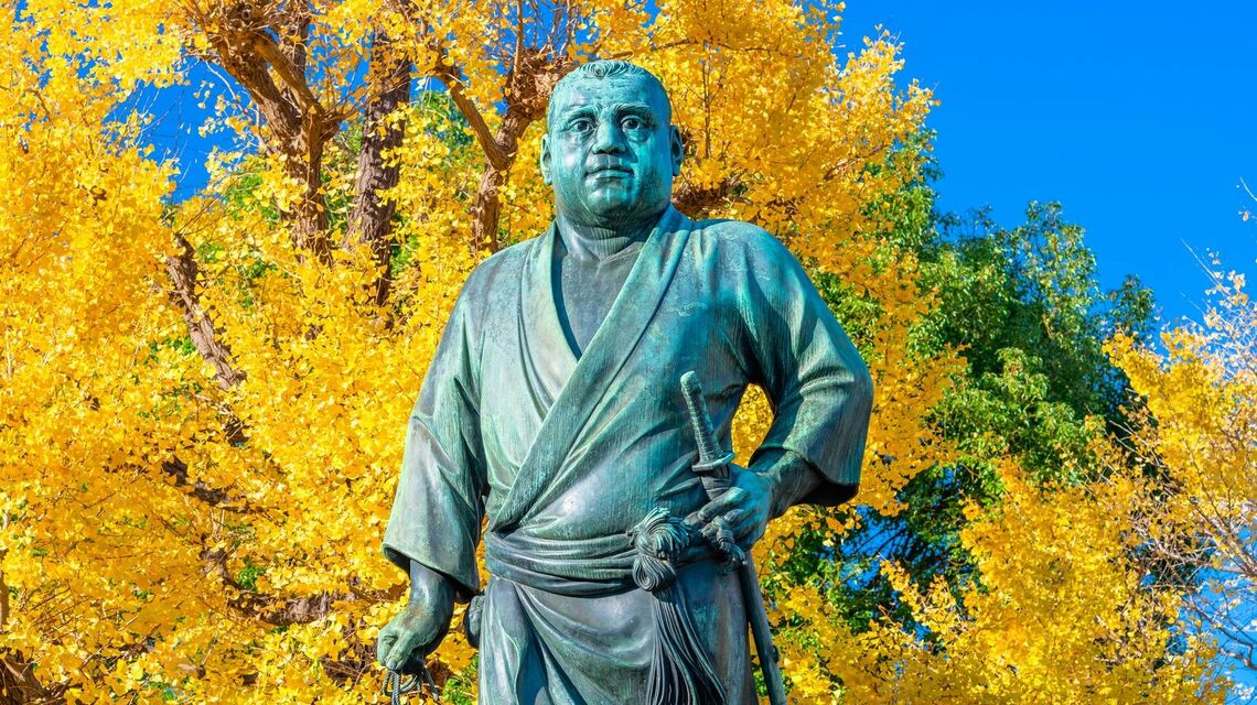 上野公園の西郷隆盛像