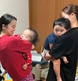 松原さんの娘さんたちも2人を育てることに非常に協力的だという（写真：松原さん提供）