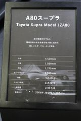 トヨタのA80型「スープラ」（筆者撮影）