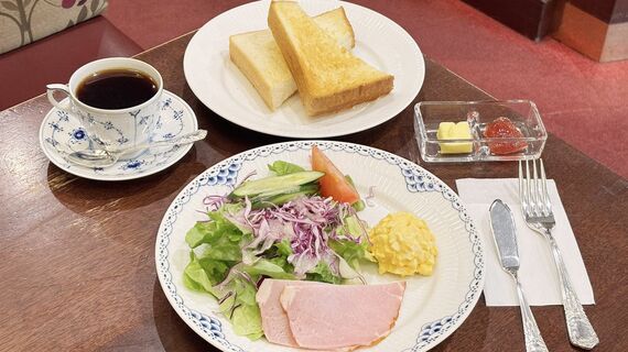 椿屋珈琲店のモーニングセット